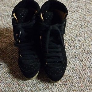 Zara wedge high tops